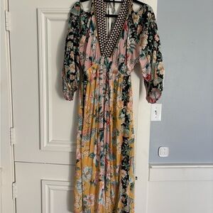 Floral Multicolor Maxi Dress